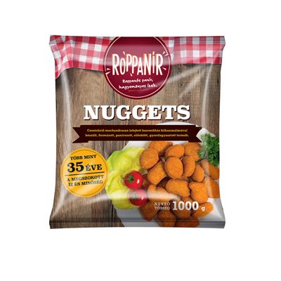 Roppanír Formázott Csirke Nuggets 1 kg