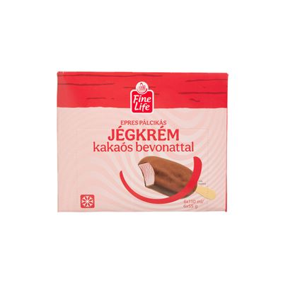 Fine Life epres pálcikás jégkrém 6 x 110ml