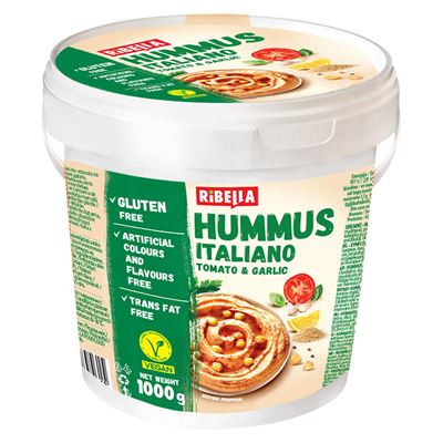 RIBELLA Hummus Kenhető Csicseriborsó Krém Italia1 kg