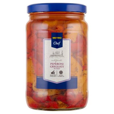 METRO Chef Grillezett Paprika Olajban 1540 g