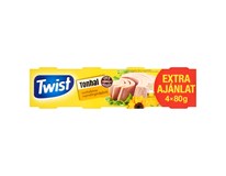TWIST tonhaltörzs napraforgóolajban 4 x 80 g (320 g)