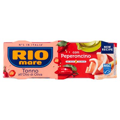 RIO mare tonhaldarab olívaolajban chili paprikával 3 x 65 g