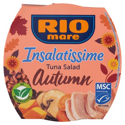 RIO mare Insalatissime Autumn készétel zöldségekkel és tonhallal 160 g