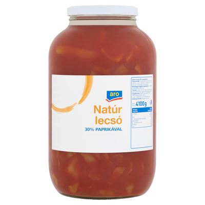 aro Natúr Lecsó 30 % Paprikával 4,1 kg