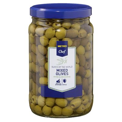 METRO Chef Olajbogyó Mix Sós Lében 1,6 kg