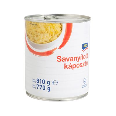 aro savanyított káposzta 810g