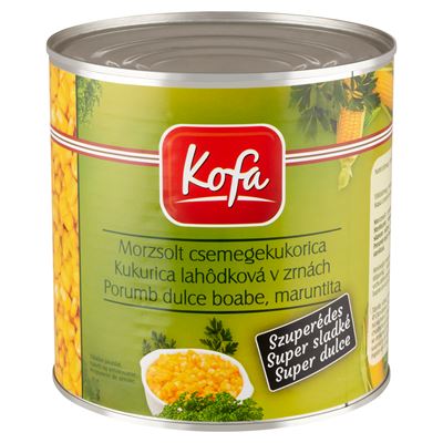 Kofa Morzsolt Szuperédes Csemegekukorica 2,15 kg