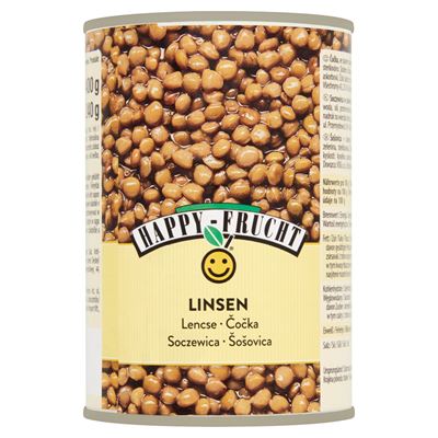 Happy Frucht Lencse 12 x 400 g