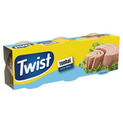 TWIST Tonhaltörzs Natúr Lében 3 x 80 g