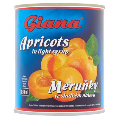 Giana Sárgabarack Befőtt 820 g