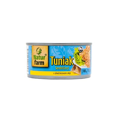 Natur farm apr. tonhal napraforgó olajban 185 g