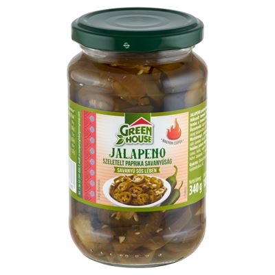 Greenhouse Jalapeno Szeletelt Paprika Savanyú Sós Lében 340 g