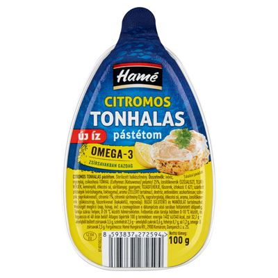 Hamé Citromos Tonhalas Pástétom 100g