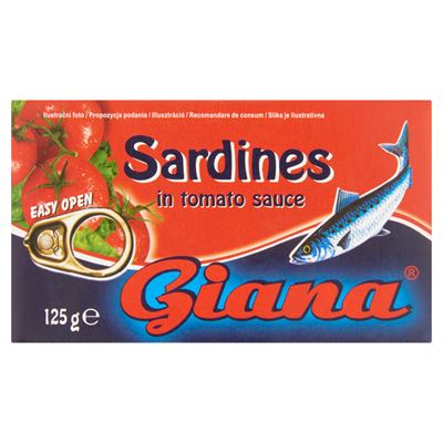 Giana Szardínia Paradicsomos Mártásban 125 g