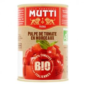 MUTTI Bazsalikomos Darabolt Paradicsom 400 g