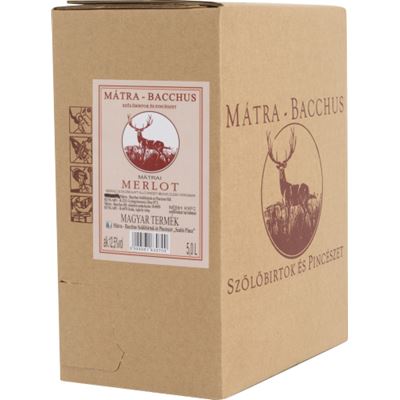 Mátra-Bacchus Merlot BIB 12,5 % 5 l