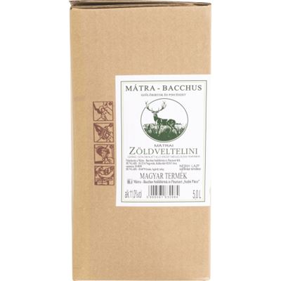Mátra-Bacchus Zöldveltelini BIB 12% 5 l