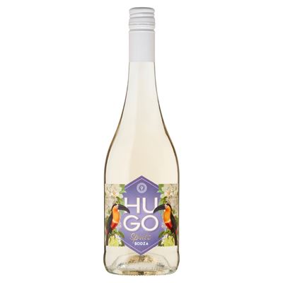 Ostoros Hugo Spritz bodzavirág-, lime és menta ízű, szénsavas ízesített boralapú ital 7,3% 750 ml