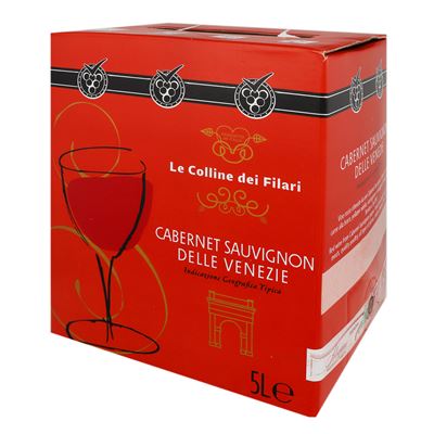 LE COLLINE DEI FILARI Cabernet Sauvignon IGT Delle Venezie Bag-In-Box 12 % 5 l
