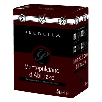 PREDELLA Montepulciano D'Abruzzo DOC Bag-In-Box 12 % 5 l