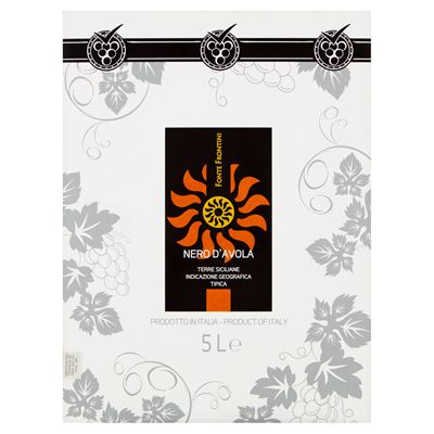 FONTE FRONTINI Nero D'Avola IGT Vörösbor Sicilia Bag-In-Box 12 % 5 l