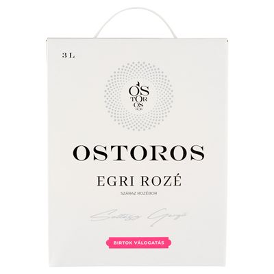 Ostoros Bag-In-Box Egri Rozé félszáraz rozébor 12% 3 l
