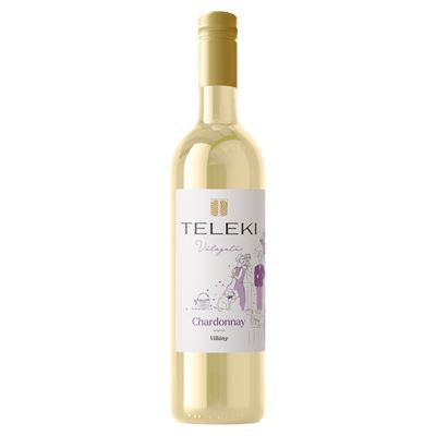 Teleki Válogatás Villányi Chardonnay classicus száraz fehérbor 13,5% 0,75 l