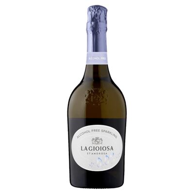 LA GIOIOSA Alkoholmentes Borból Készült Habzó Ital Vegan 0 % 750 ml