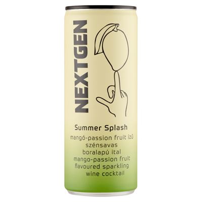 NEXTGEN SUMMER SPLASH - Mango - Passionfruit Borkoktél 7,2 % 250 ml