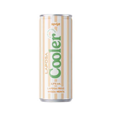 Laposa Cooler Friss Bodza-Menta Borkoktél 4,9% 250 ml