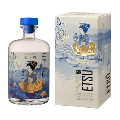 ETSU Japán Gin Díszdobozos 43 % 700 ml