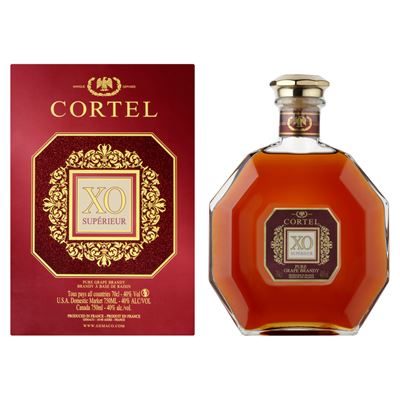Cortel X.O. Szuperprémium Francia Brandy 40% 0,7 l