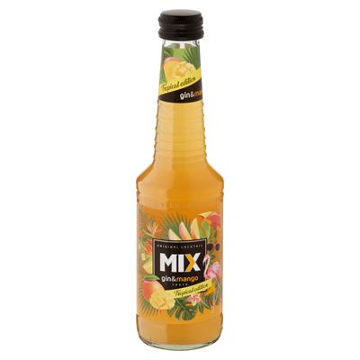 MIX szénsavas alkoholos koktél mix gin & mangó ízesítéssel 4% 0,33 l