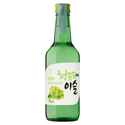 JINRO Soju Grape Ázsiai Szőlő Ízesítésű Szeszesital 13% 350 ml