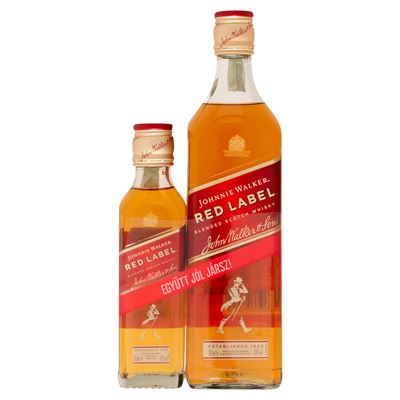JOHNNIE WALKER Red Label skót whisky 40% 0,7 l +0,2 l