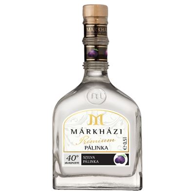 MÁRKHÁZI Prémium Szilva PÁLINKA 40% 500 ml