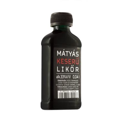 Mátyás keserű likőr 33% 24 x 40 ml