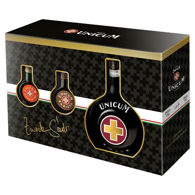 Unicum B&N díszdobozban 40% 700 ml+40 ml