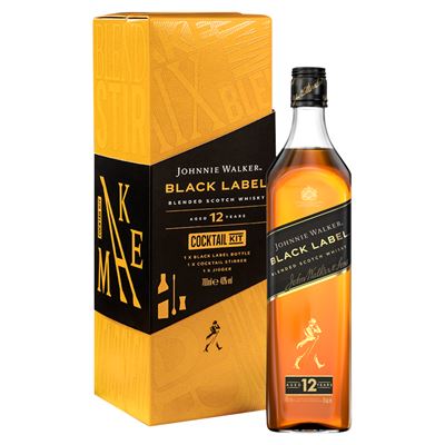 Johnnie Walker Black Cocktail díszdobozban 40% 700 ml