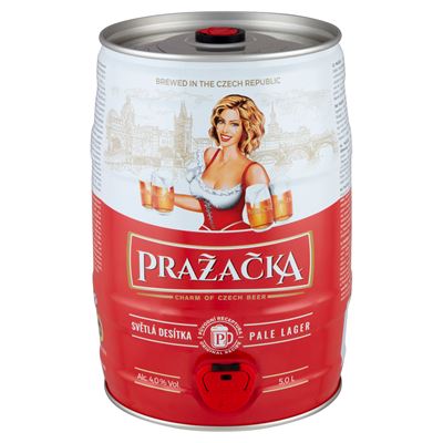Prazacka Pražačka világos sör 4% 5 l