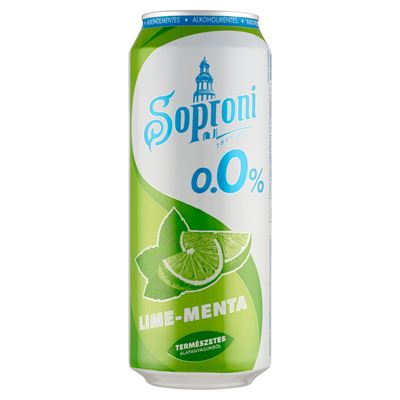 Soproni Radler Lime-mentás Alkoholmentes Sörital 0,0% 500 ml
