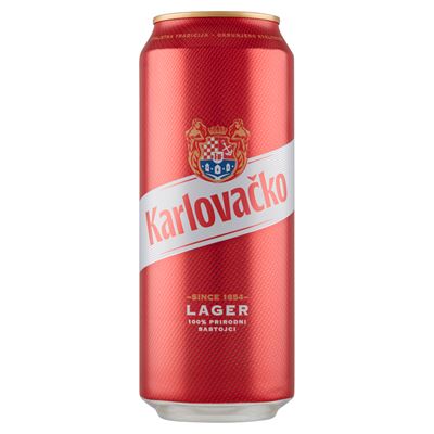 Karlovačko Prémium Világos Dobozos Sör 5% 500 ml