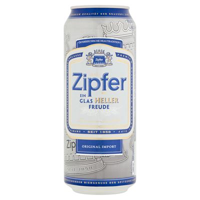 ZIPFER Pils Prémium Világos Dobozos Sör 5,4% 500 ml