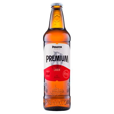 PRIMATOR PREMIUM Cseh Világos Üveges Sör 500 ml