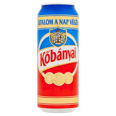 KŐBÁNYAI Világos Dobozos Sör 4,3% 500 ml