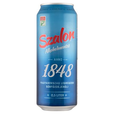 Szalon Pécsi Alkoholmentes Világos Sör 0,0% 500 ml