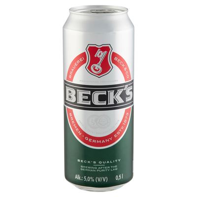 BECK'S Minőségi Dobozos Világos 5 % 500 ml