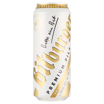 BITBURGER világos német sör 4,8% 0,5 l