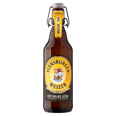 Flensburger Weizen Szűretlen Világos Búzasör 5,1% 500 ml