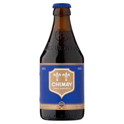 CHIMAY Blue nagy alkoholtartalmú belga minőségi barna sör 9% 330 ml